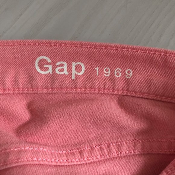 GAP Coral Pink Denim Jeans Size 27 - Picture 4 of 8